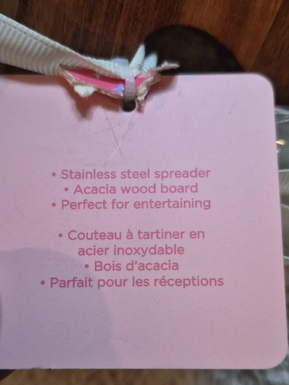 Coco & Lola Wooden Gingerbread Man Charcuterie Board with Speader